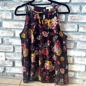 Faith and Joy flowered blouse